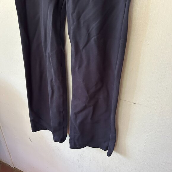 Betabrand Pull On Trousers Womens Large Long Pants Navy Pockets Stretch - Picture 3 of 8